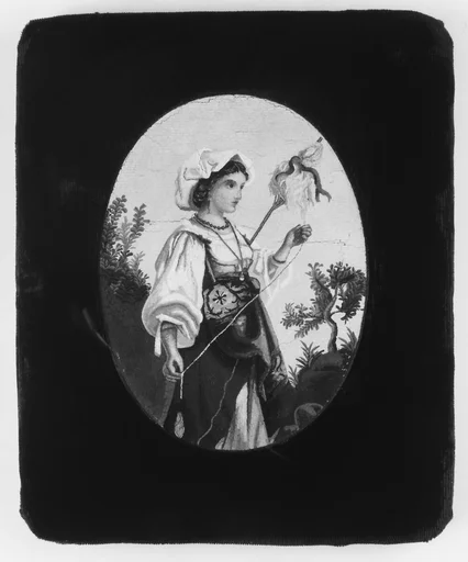 Roman country girl spinning