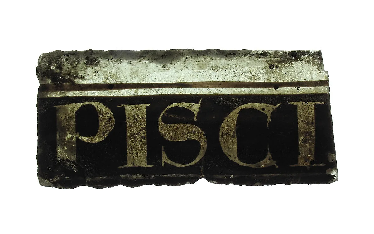 Glass Fragment — Unknown