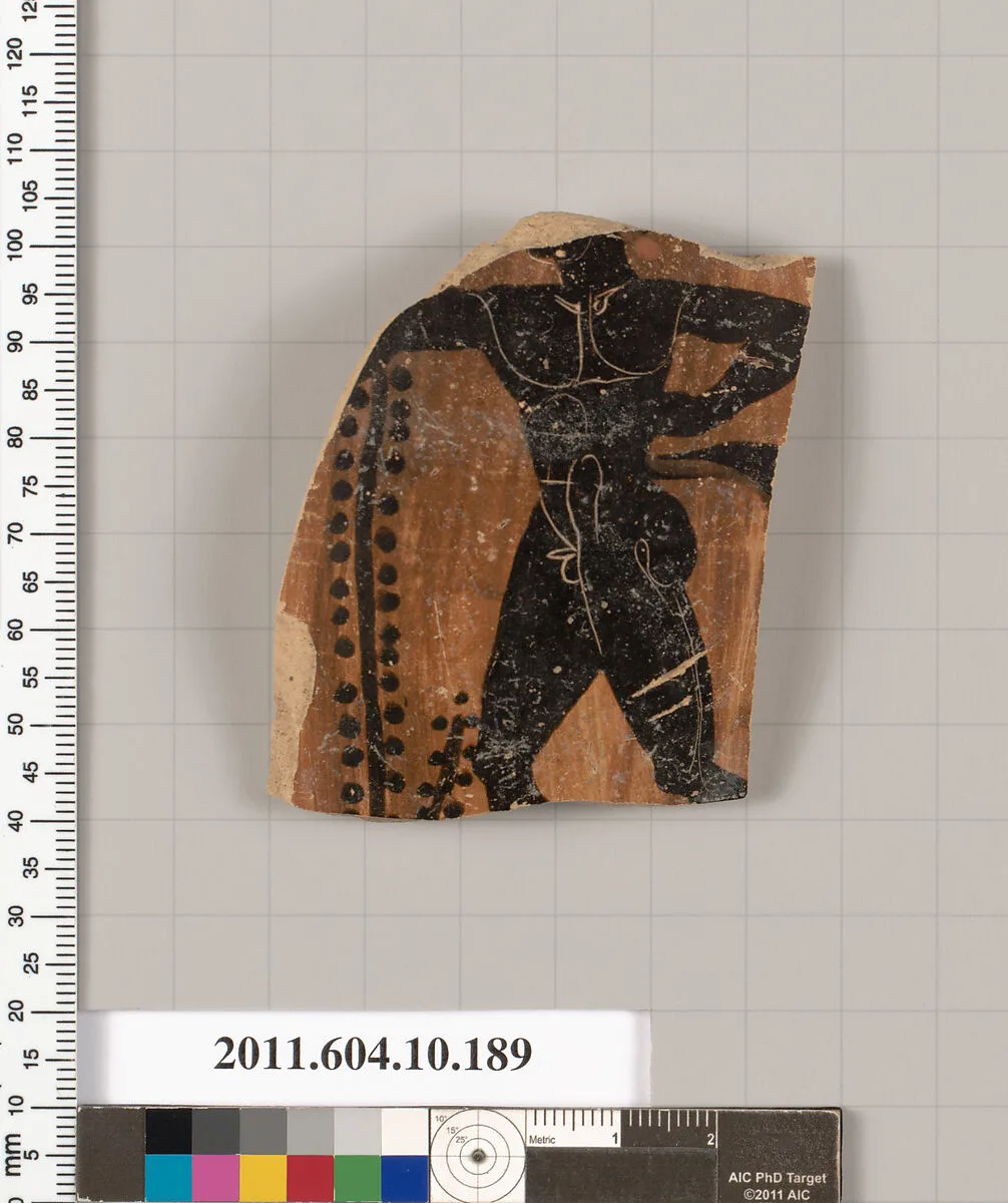 Terracotta fragment of a closed shape — Unknown