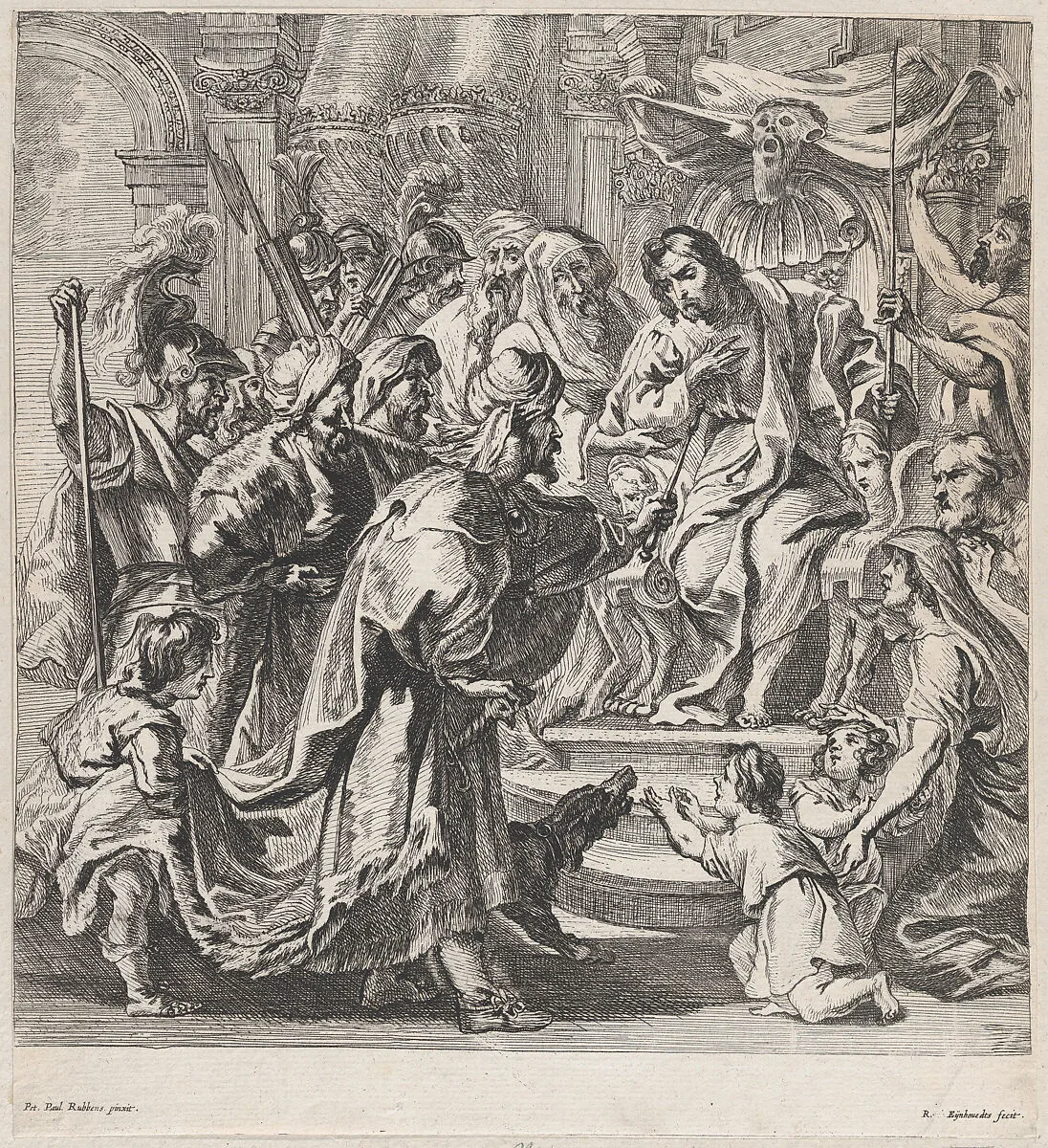 Cambyses punishing the unjust judge Sisamnes — Rombout Eynhoudts|Peter Paul Rubens