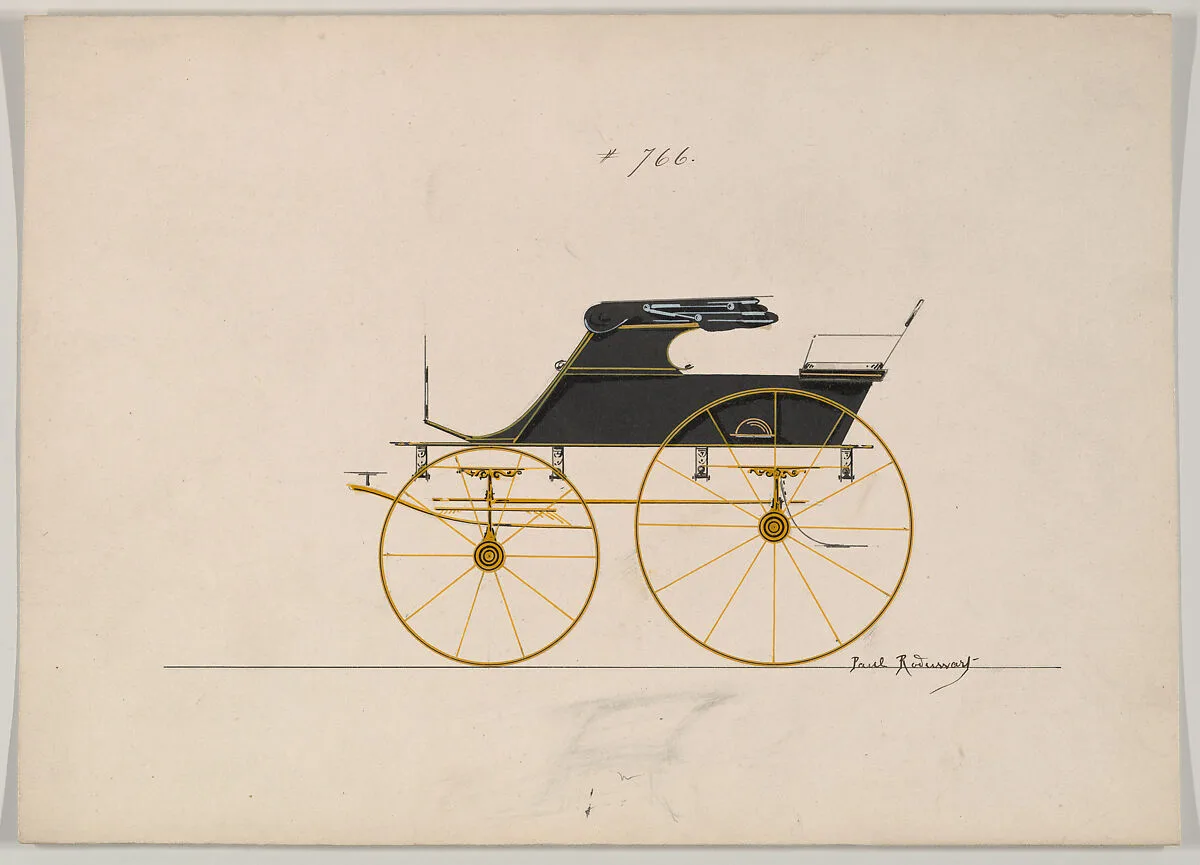 Design for Phaeton, no. 766 — Brewster & Co.|Paul Rodissart