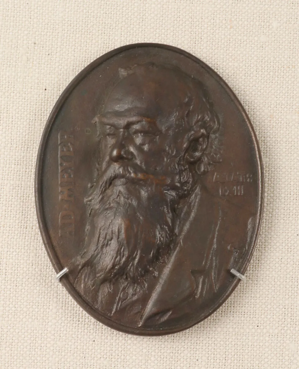 Portrait of Adolf Meyer-Gedanensis, Numismatist, in his 63rd Year — Anton Scharff