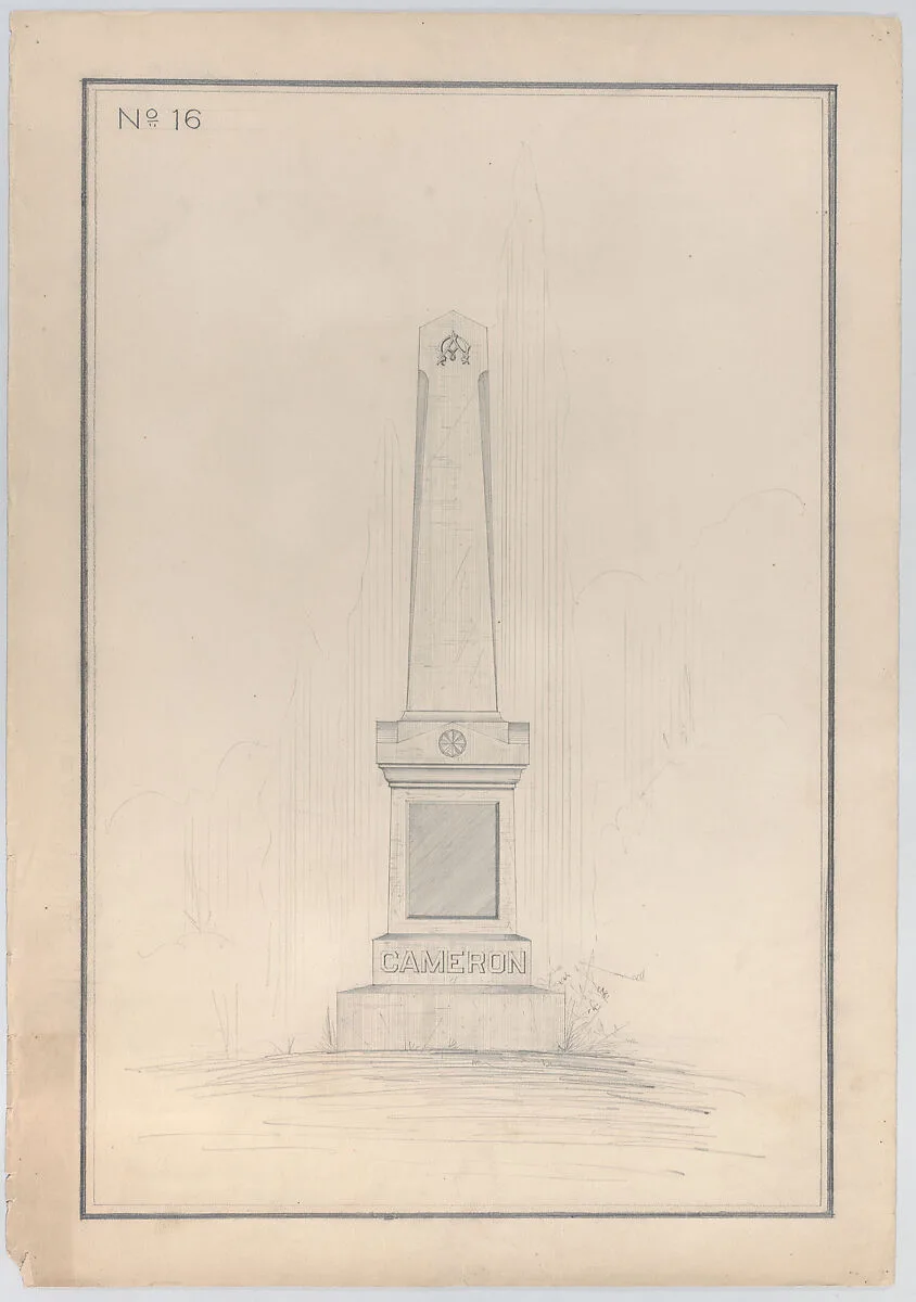 Obelisk Grave Monument, No. 16 — Alexander Maxwell