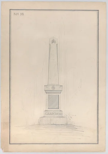 Obelisk Grave Monument, No. 16
