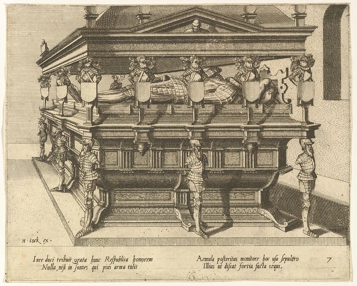 Cœnotaphiorum (7) — Hans Vredeman de Vries|Johannes van Doetecum I|Lucas van Doetecum|Hieronymus Cock