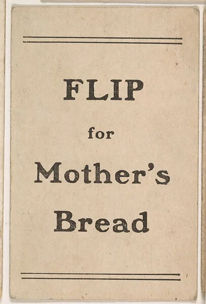 Verso of bakery card from the Stamps and Mail Carriers of All Nations series (D73), issued by the Ward Baking Company — Ward Baking Company