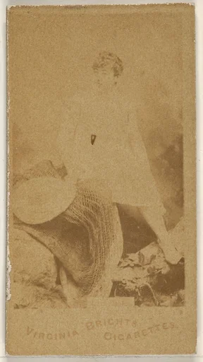 From the Actors and Actresses series (N45, Type 1) for Virginia Brights Cigarettes