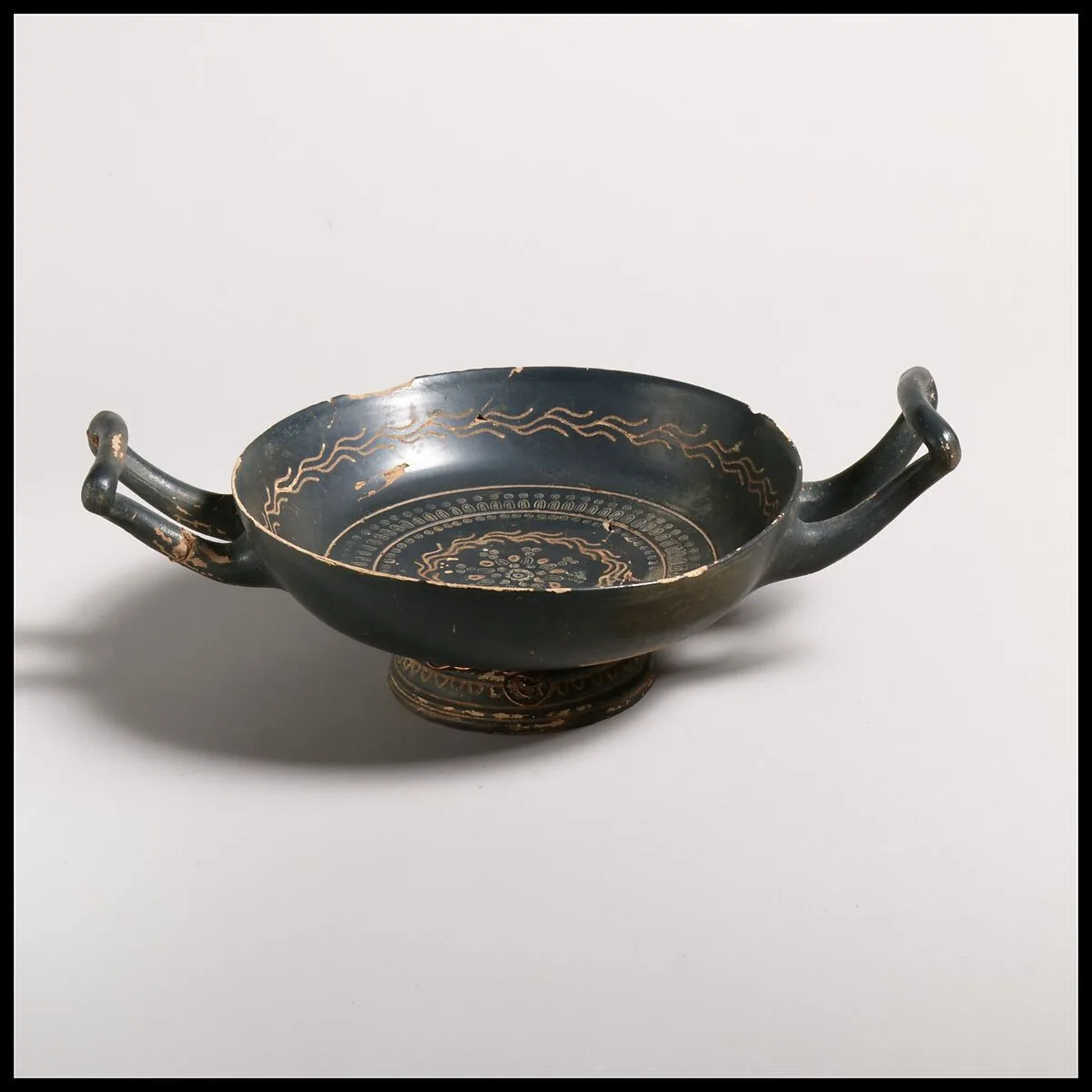 Terracotta kylix (drinking cup) — Unknown