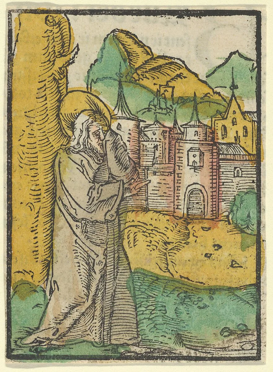 Christ Deploring Jerusalem, from Das Plenarium — Hans Schäufelein|Adam Petri