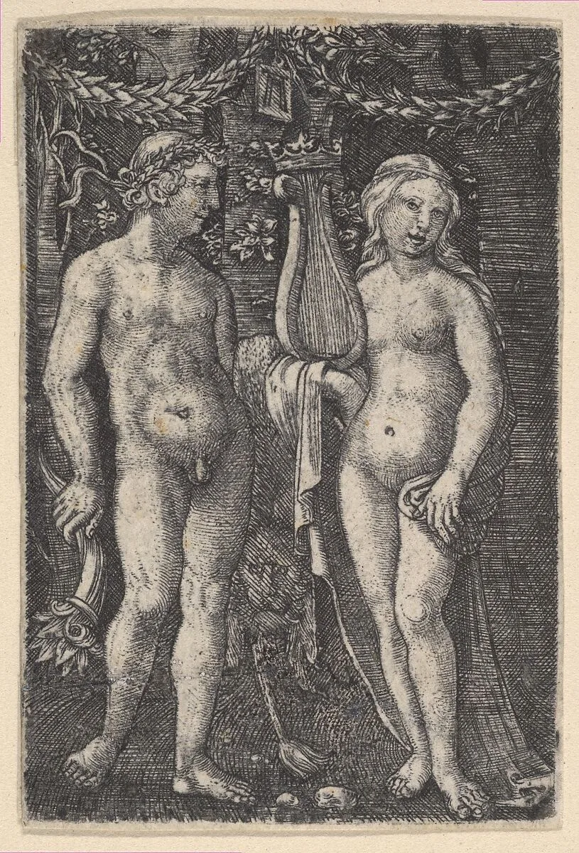 Hercules and a Muse — Albrecht Altdorfer
