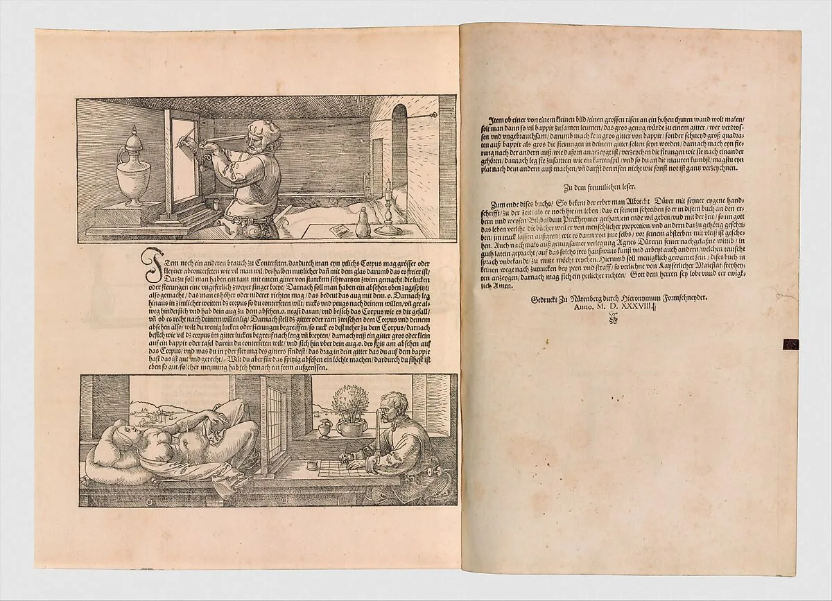 Underweysung der Messung (Nuremberg, 1538) — Albrecht Dürer|Albrecht Dürer