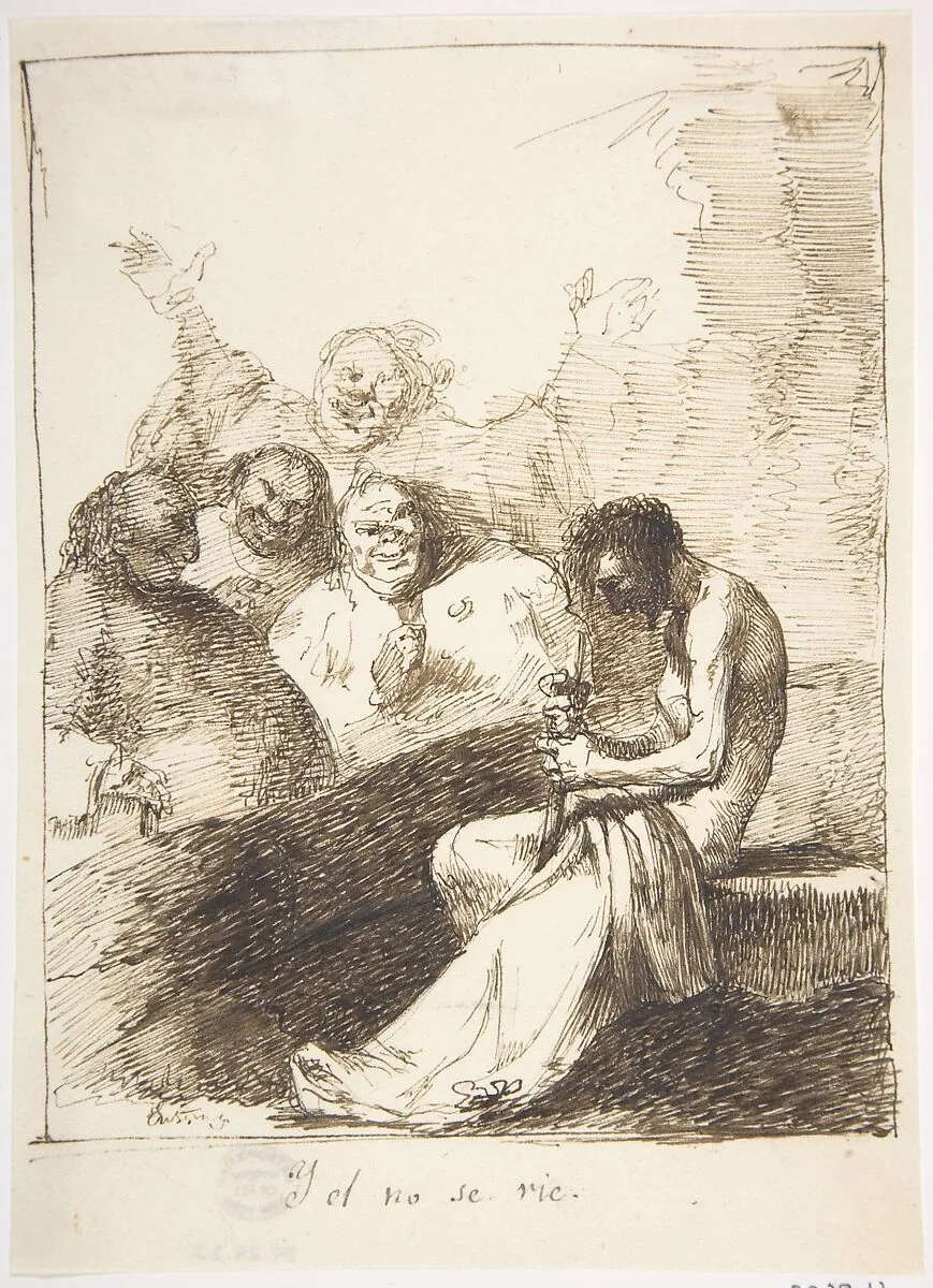 He Will Not Laugh ("Y el no se rie") — Leonardo Alenza y Nieto