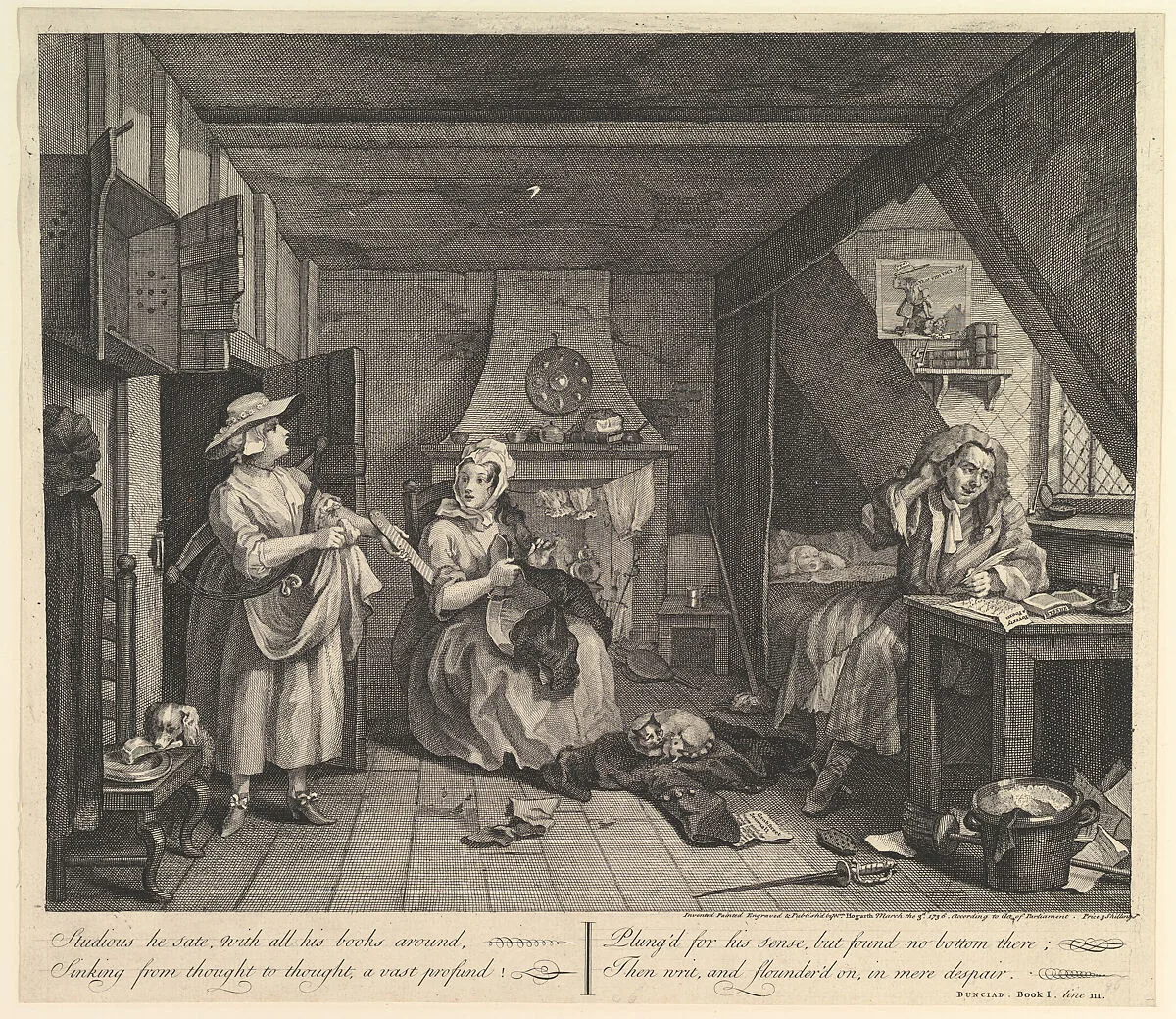 The Distrest Poet — William Hogarth