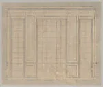The Breakers: Window Wall Elevation — Ogden Codman, Jr.|Ogden Codman, Jr.