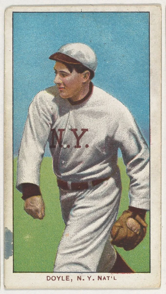 Doyle, New York, National League, from the White Border series (T206) for the American Tobacco Company — American Tobacco Company