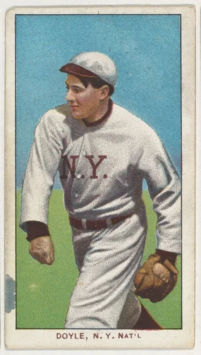 Doyle, New York, National League, from the White Border series (T206) for the American Tobacco Company