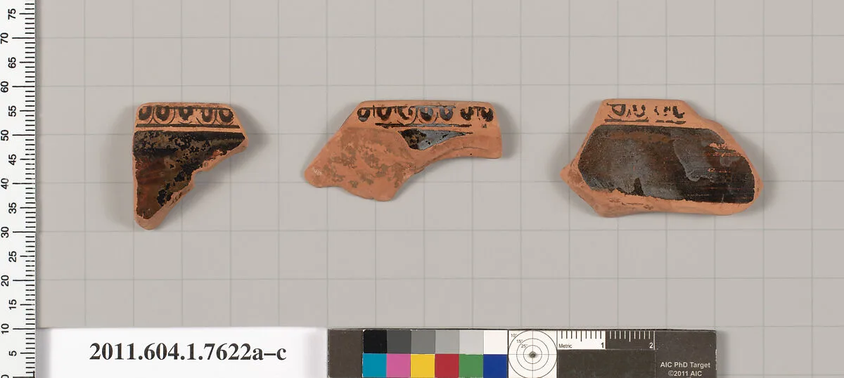 Terracotta rim fragments of kylikes (drinking cups) — Unknown