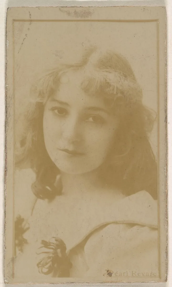 Pearl Revare, from the Actresses series (N245) issued by Kinney Brothers to promote Sweet Caporal Cigarettes — Kinney Brothers Tobacco Company