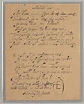 Documents concerning Parade: [Postcard from Satie to Cocteau (5)]