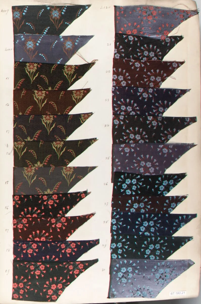Textile Sample Book — Fabrique de Registres