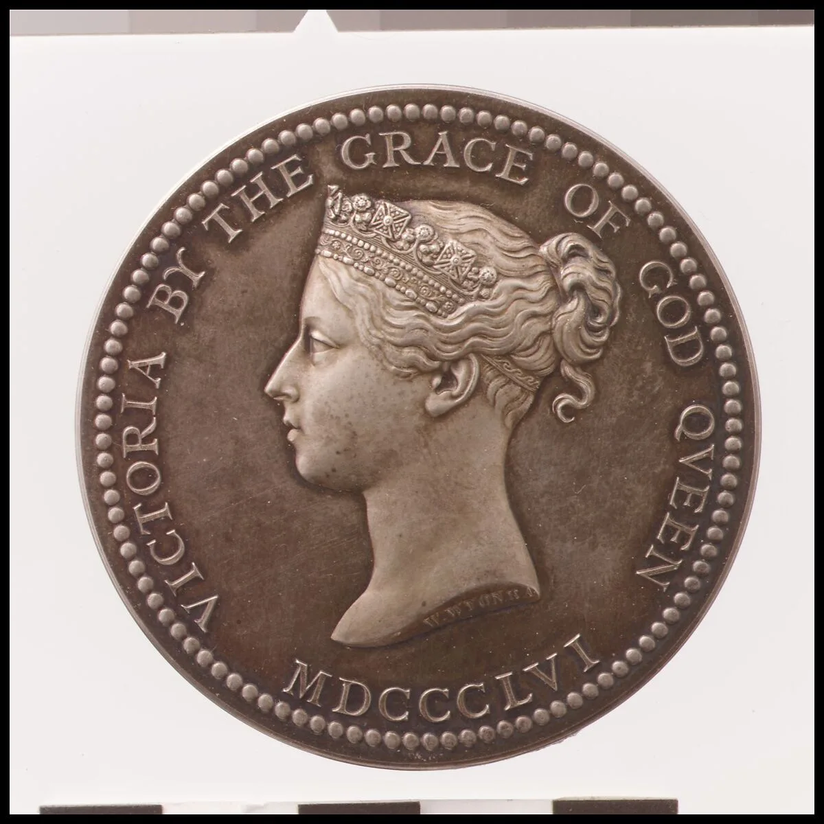 Victoria South Kensington Museum Medal — William Wyon