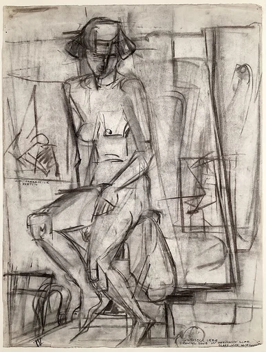 Untitled (female figure study)