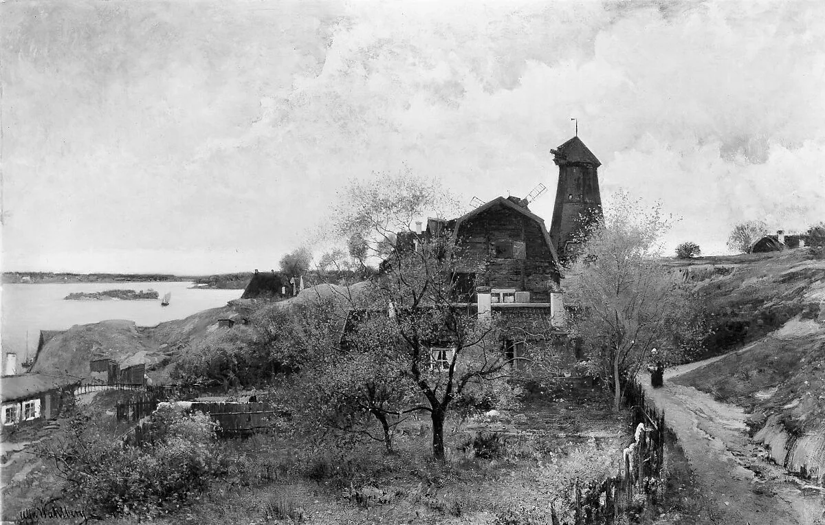 A Day in October, near Waxholm, Sweden — Alfred Wahlberg