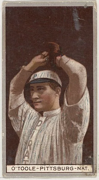 Martin J. O'Toole, Pittsburgh, National League, from the Brown Background series (T207) for the American Tobacco Company — American Tobacco Company