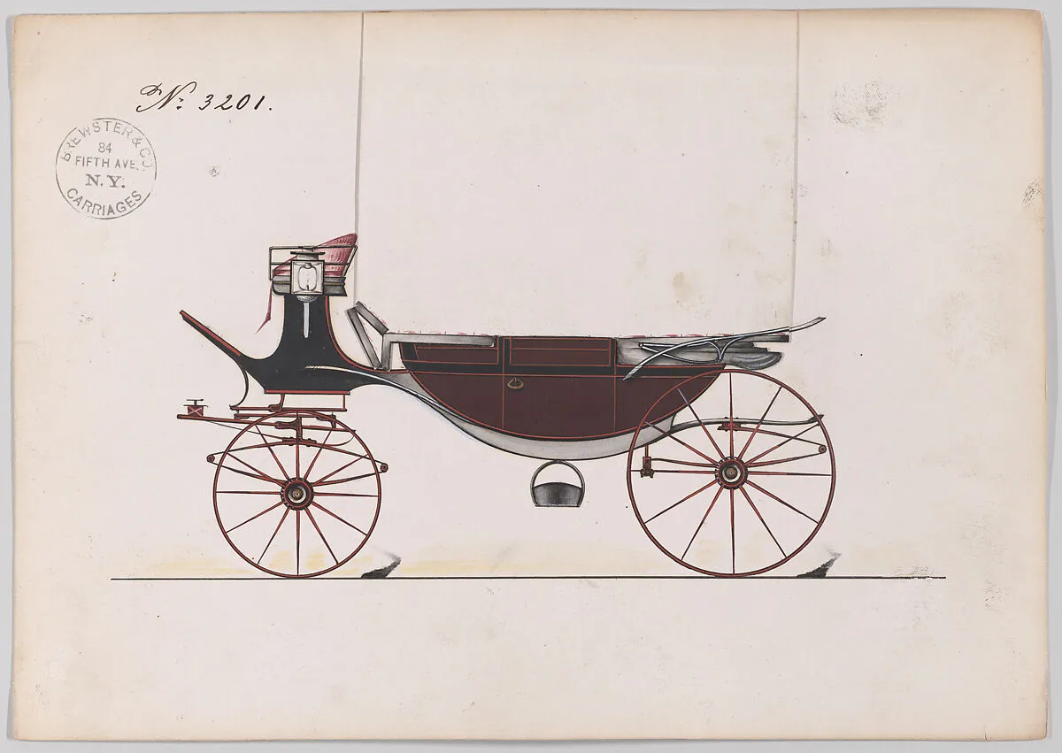 Design for Landau, No. 3201 — Brewster & Co.