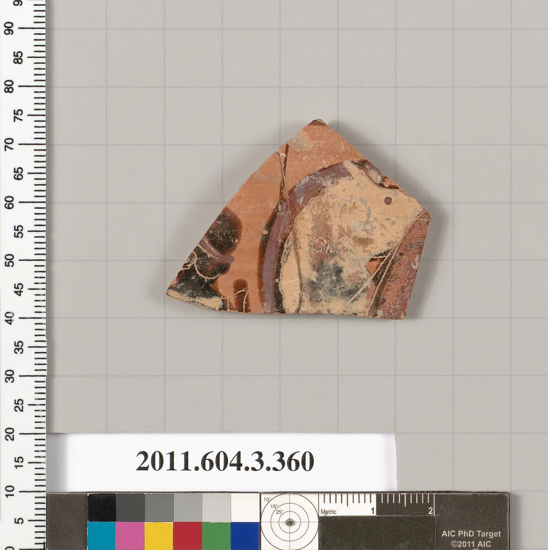 Terracotta fragment of a neck-amphora (jar) — Unknown