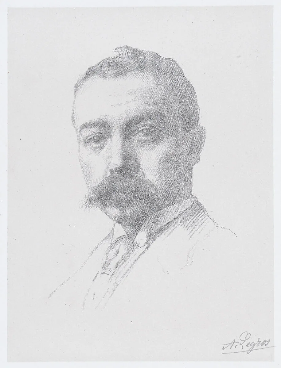 Portrait of Edward D. Adams — Edward Dean Adams|Alphonse Legros