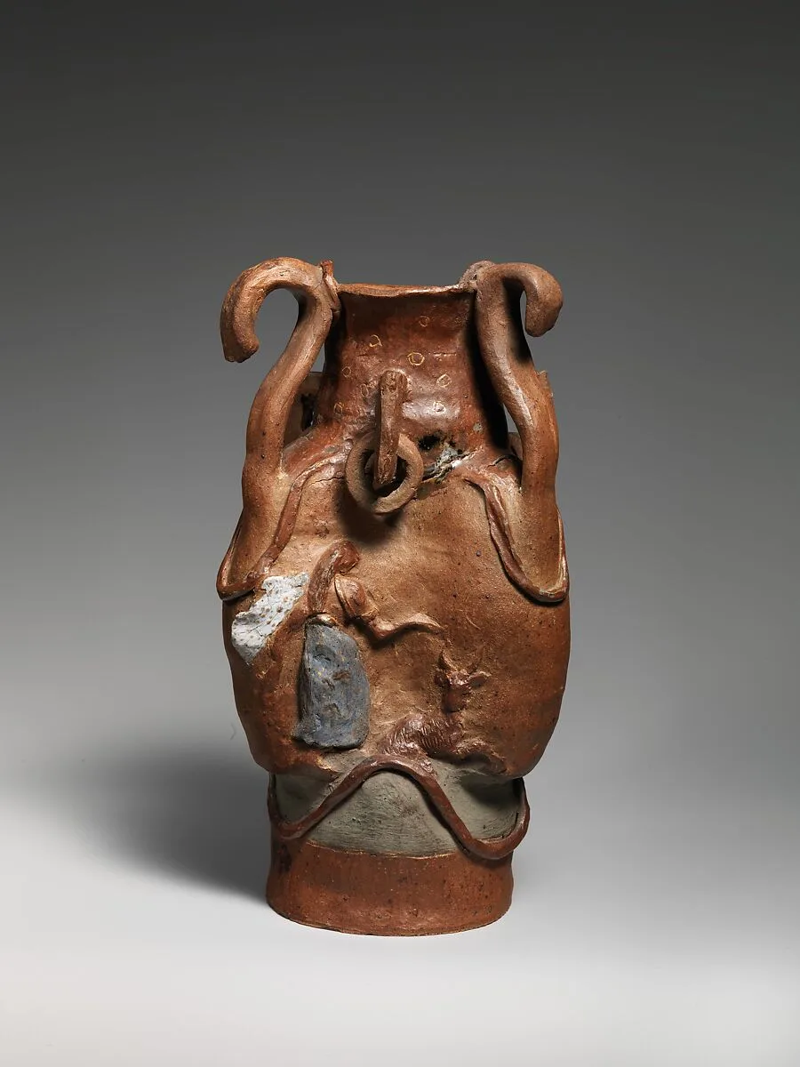 Vessel with Women and Goats — Paul Gauguin