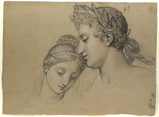 Study of Heads for Study for "Castor and Pollux Freeing Helen"