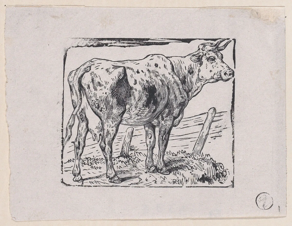 A Cow — Charles Jacque