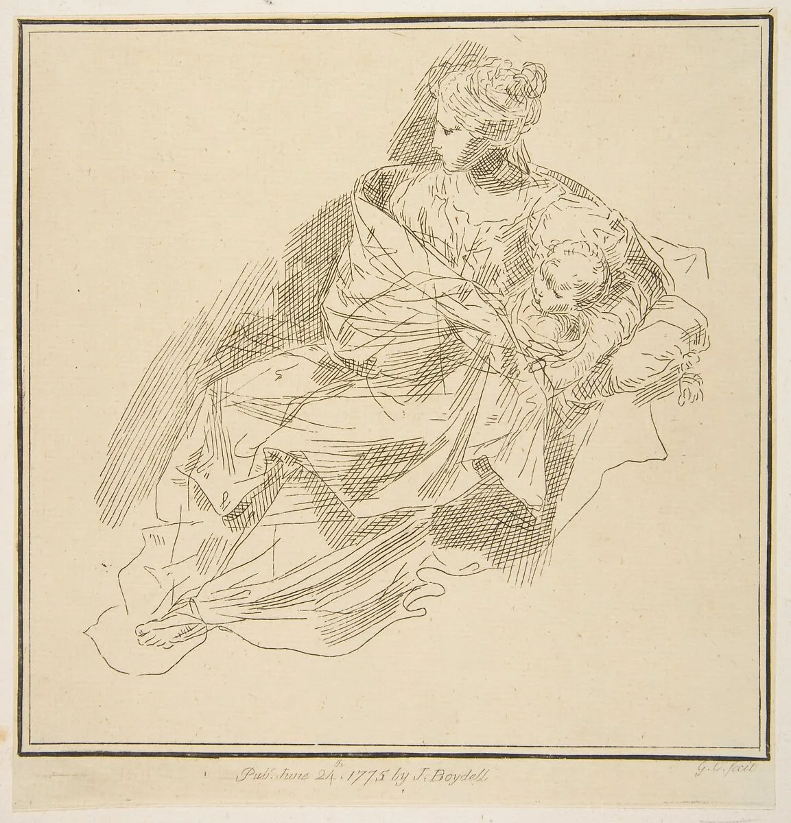 Virgin and Child — Simone Cantarini|John Boydell