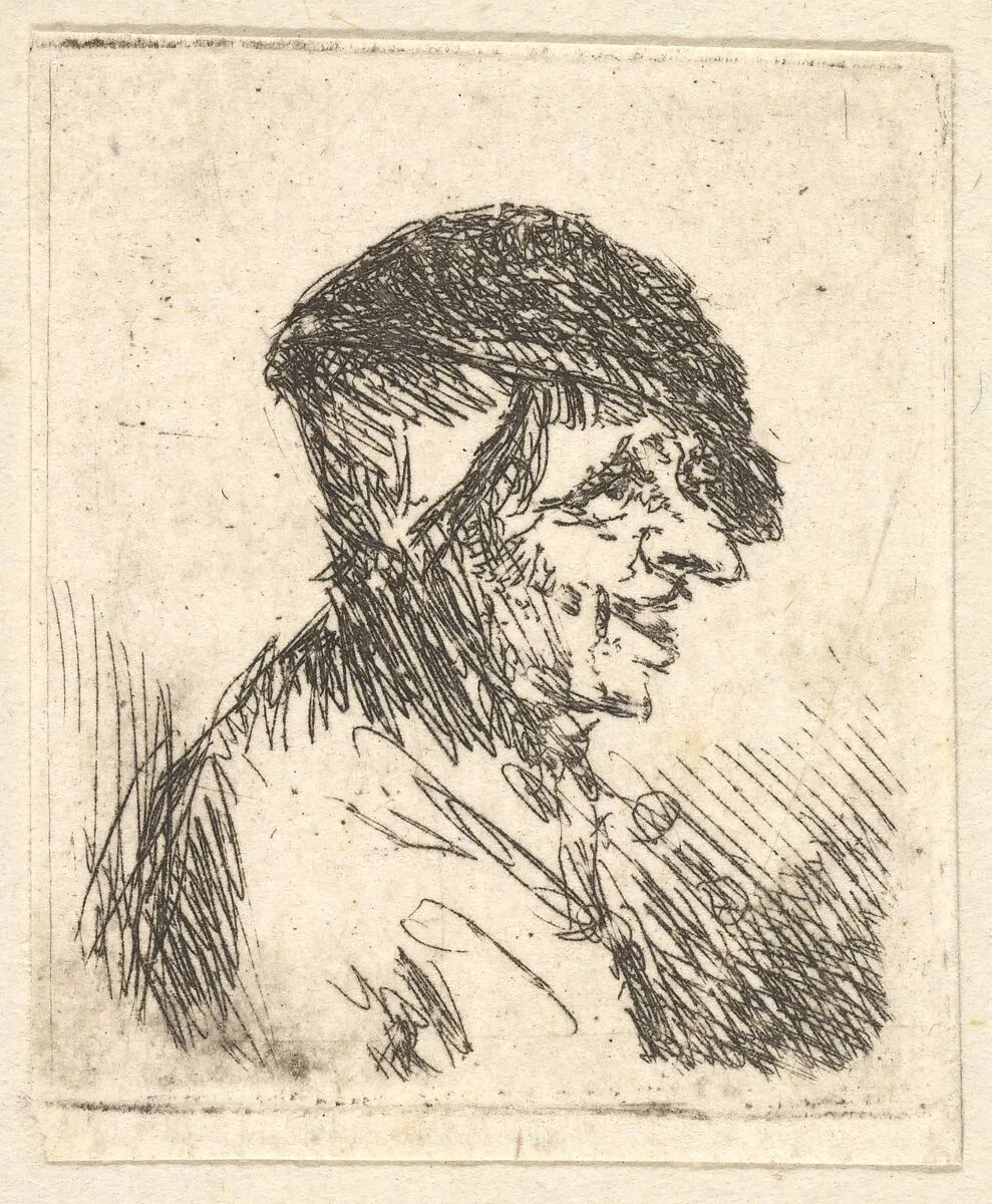 Head of Peasant — Adriaen van Ostade
