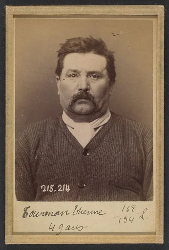 Tournan. Pierre. 49 ans, né à Bouzouville (Moselle). Fabricant de couronnes. Anarchiste. 6/3/94.