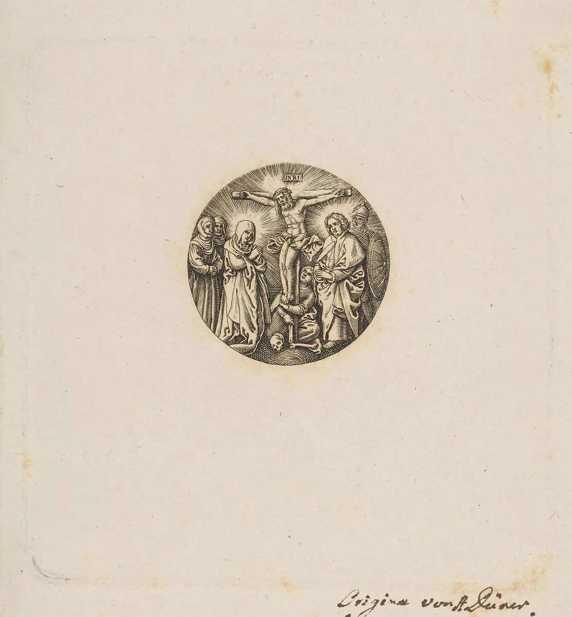 The Crucifixion (Round) (copy) — Johannes Riepenhausen|Albrecht Dürer