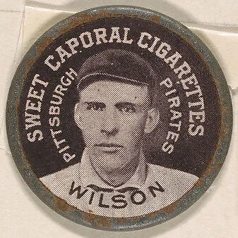 Wilson, New York Giants (black), from the Domino Discs series (PX7), issued by Kinney Brothers — Kinney Brothers Tobacco Company
