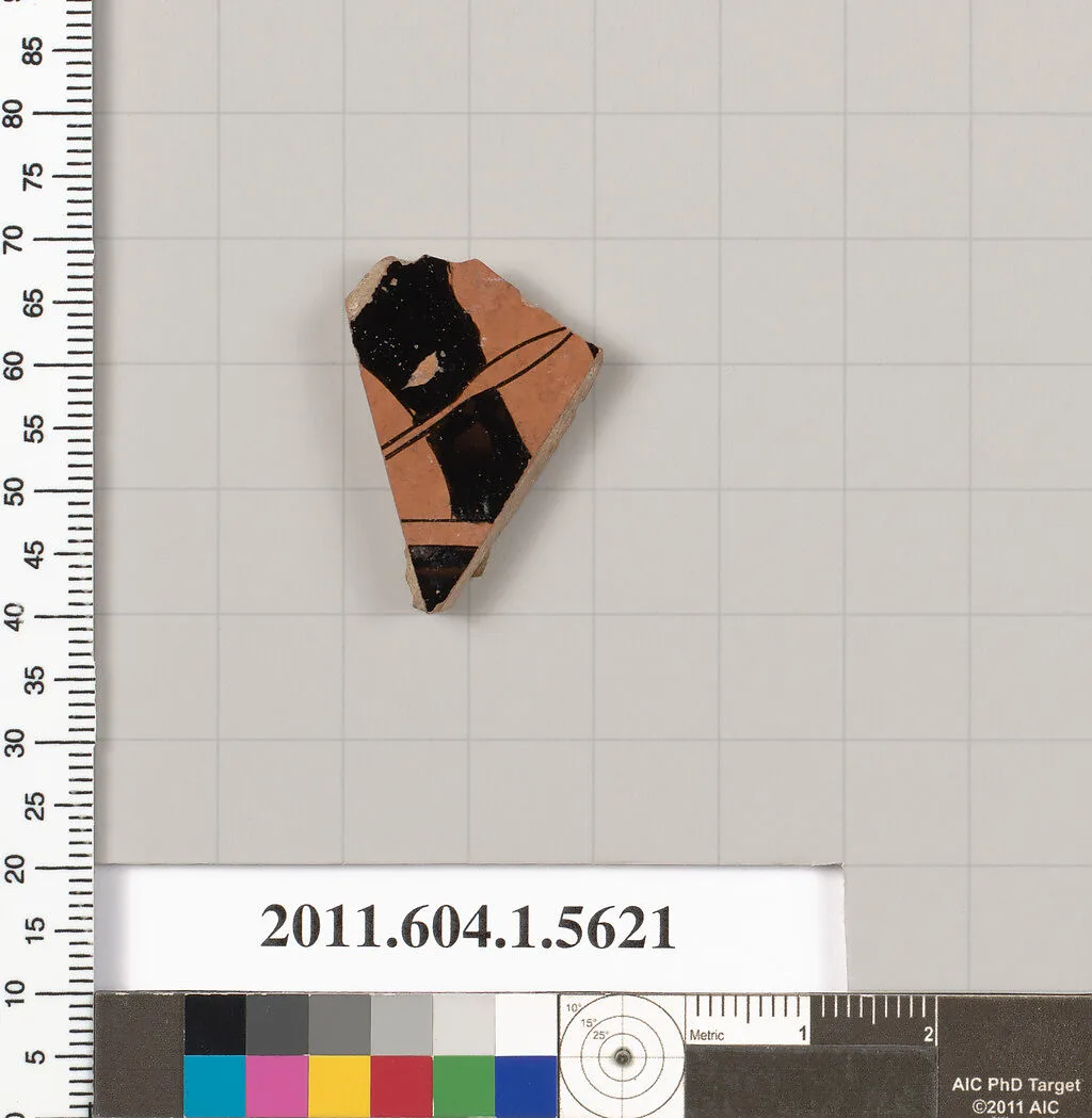 Terracotta fragment of a kylix (drinking cup) — Unknown