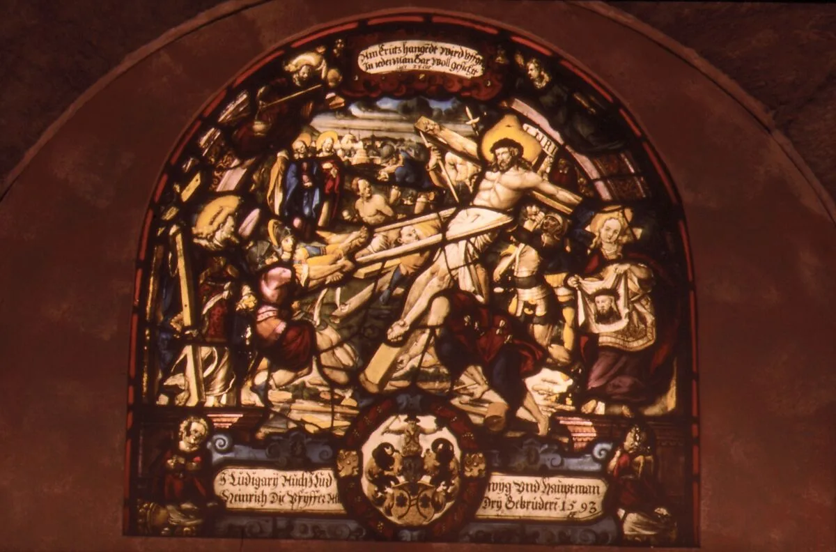 The Raising of the Cross — Franz Fallenter