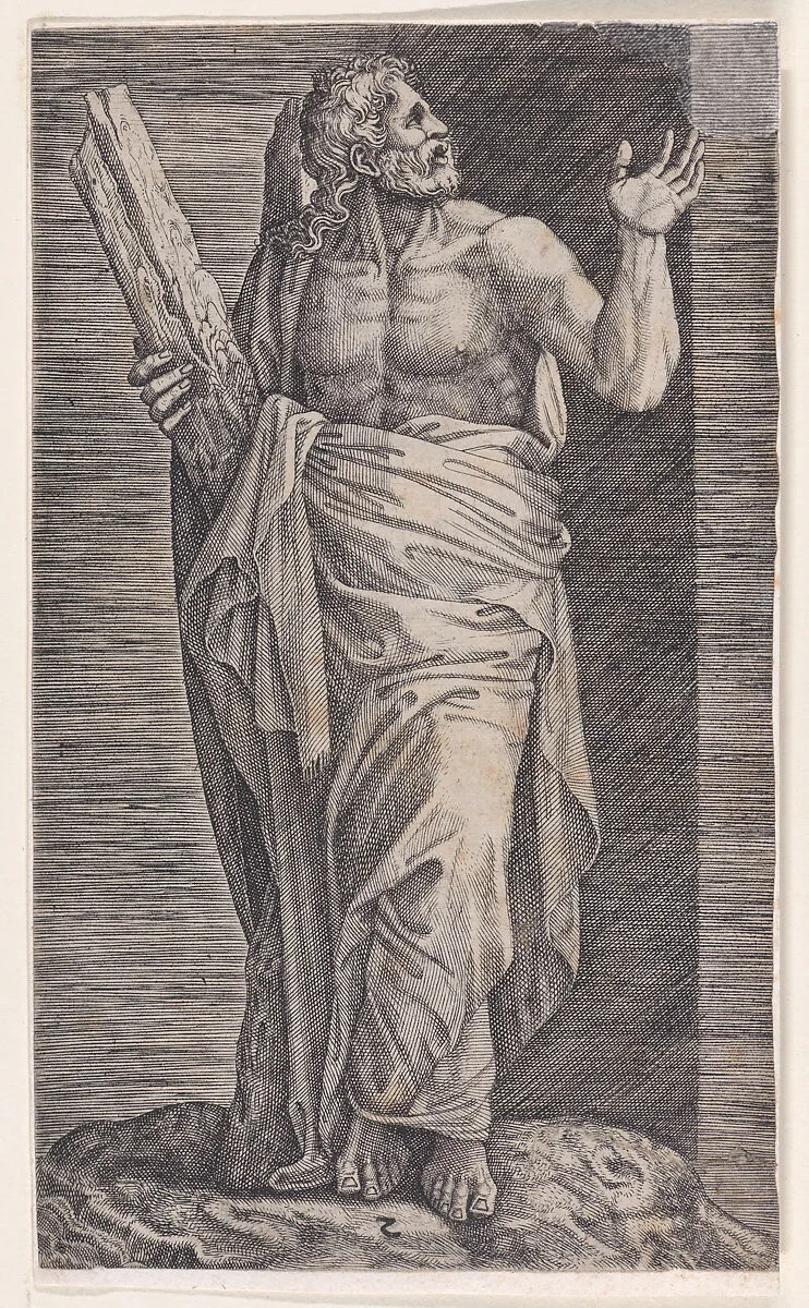 St. Andrew, from Christ and the Apostles — Lambert Suavius|Lambert Lombard|Jakob Andreas Fridrich the Elder