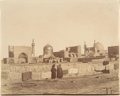 [A General View of MESHED from the roof of a hamam.]