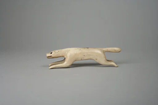 Antler Horn Wolf Figure