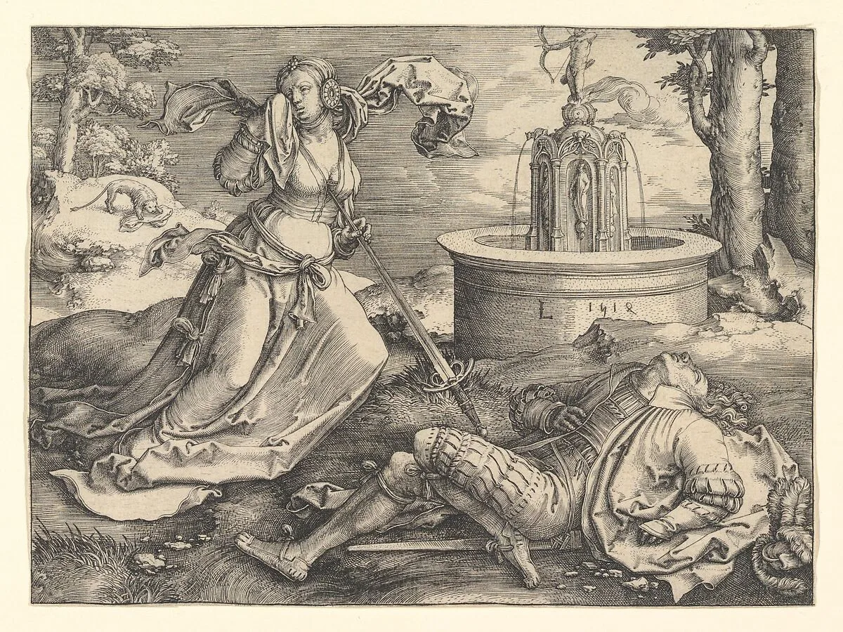 Pyramus and Thisbe — Lucas van Leyden