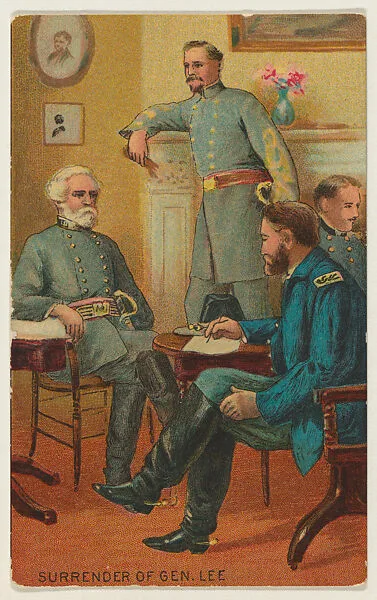 Surrender of General Lee, from the "Historical Events" series (T70), issued with Buffo Grande Little Cigars — Unknown