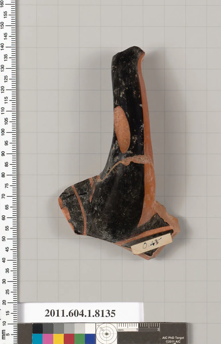 Terracotta fragment of a kylix (drinking cup) — Unknown