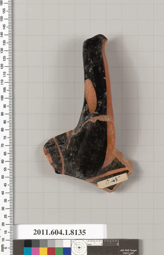 Terracotta fragment of a kylix (drinking cup)