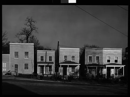 [Row of Frame Houses, Virginia]