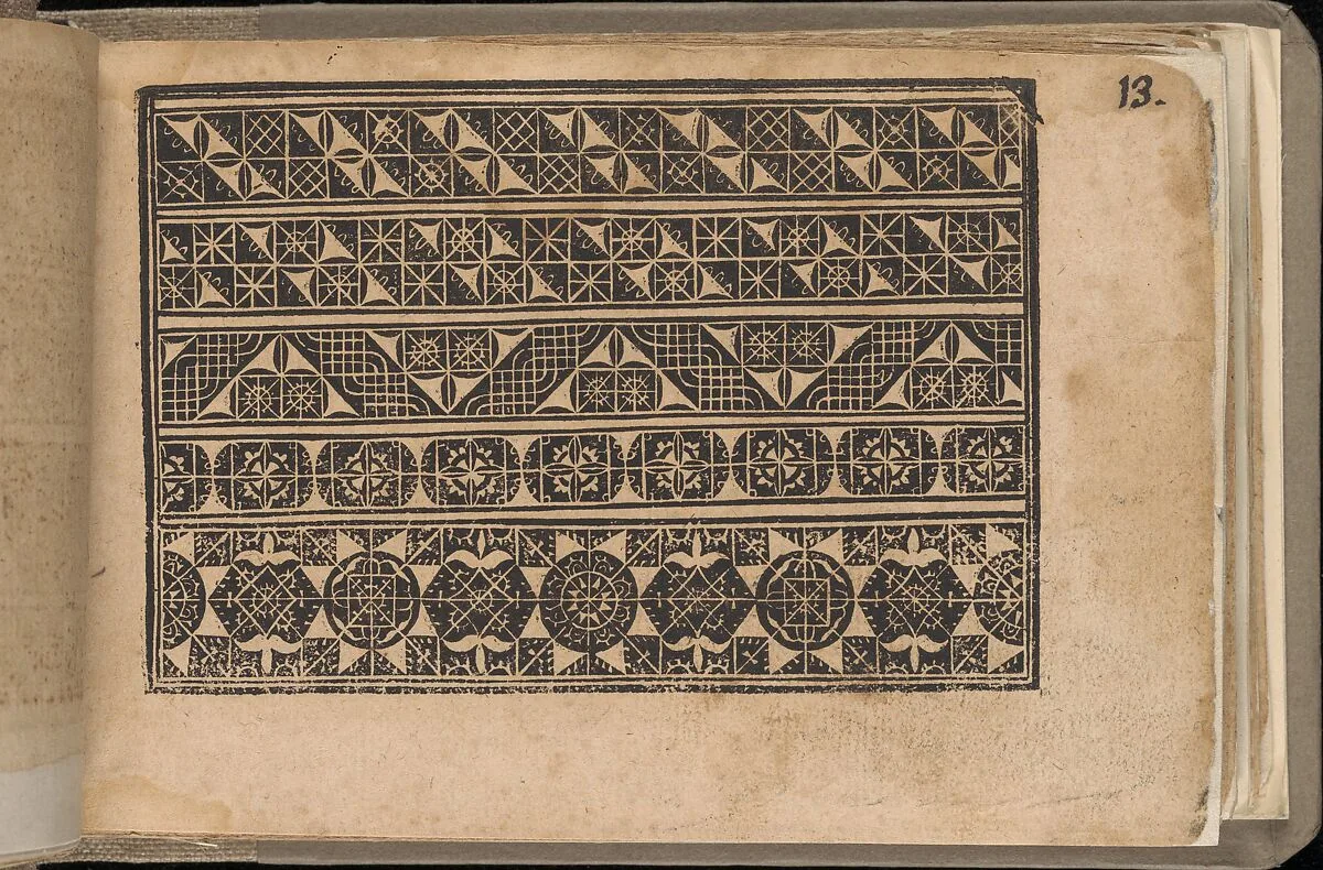Schön newes Modelbuch (Page 13r) — Sigismundus Latomus
